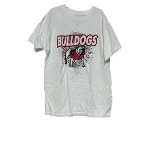Georgia Bulldogs Youth Large Tshirt Tee Football Top Kids White Graphic ProEdge